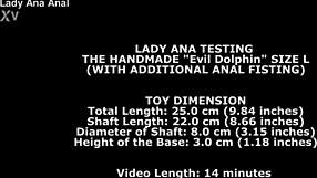 I’m testing the dolphin toy from wondertoys up my ass, plus some crazy anal fisting!