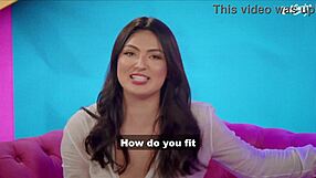 Passionate licking of tattooed brunette's shaved pussy