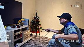 Ever seen a housewife get naughty with a sneaky technician at home?