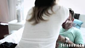 ignorant guy tries to turn lesbian stepsis straight uma jade