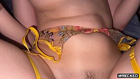 Petite College Girl Bent Over For Doggy Fucking. Face Fucking And Cowgirl Riding.