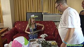 i watch luna lips in a group scene with many guys