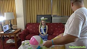 i watch luna lips in a group scene with many guys