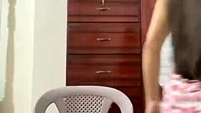 Sexy Latina Novinha Shaves for Hot Action