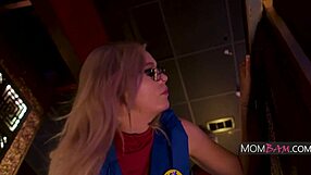 blonde boss barbie breach in kinky trouble with mike mancini