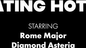 Does skinny Diamond Asteria crave Rome Major's big black cock?