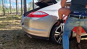 i got caught banging a hot milf in the forest yesterday.