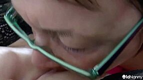 Curvy mature lesbian licks pussy with toys.