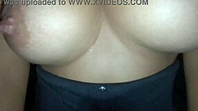 Morena with Perfect Natural Big Tits Riding Hard as a Cowgirl in Amateur Brazilian Video