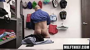 Hot Milf Lisey Sweet Caught Stealing Lingerie - Busted!