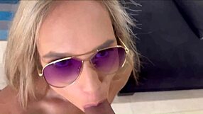 Neighbor's Wet Beaver Licked While Bent Over in Heels, Big Tits Naked and Fit