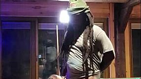 White Slut Sucks Big Black Cock