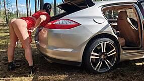 i got caught banging a hot milf in the forest yesterday.