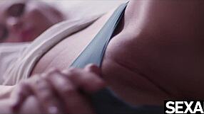 watch these lesbian beauties dominate with kinky strapon anal play