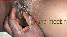 Playing With Ebony Pussy And Fucking It With Coca Cola Bottle