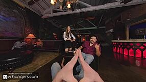 Sexy Asian Alexia Anders Bent Over and Pounded Hard in Doggystyle Group Fucking HD VR Porn