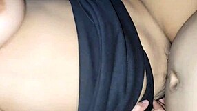 Latina neighbor surprised by thong removal and cum request