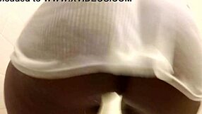 Big Booty Ambitious Booty Fucking On A Huge Dildo