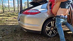 i got caught banging a hot milf in the forest yesterday.