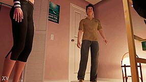 House party scene with Vickie and Rachael in Ashley's room