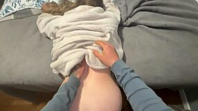 resting step mom left herself exposed for a quick monster cock session