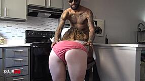 shaundam slowly dips his big black cock into johnny starlight's eager body