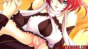 Busty redhead hentai babe rides you wildly!