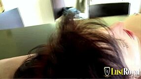 Small tits slut lilou sou hardcore fuck on the table