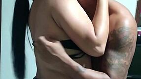 melany enjoys her stepbrother's attention