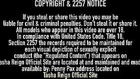 tasha reign sucks james deens dick after their romantic date