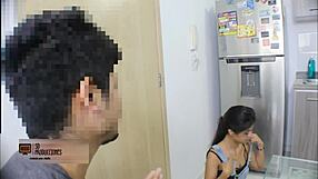 hey, i gave my teen maid an extreme creampie, big ass interracial fun