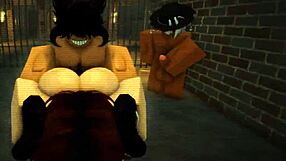 rock the icon rides cowgirl on monster cock, cumming on sara jay's ass