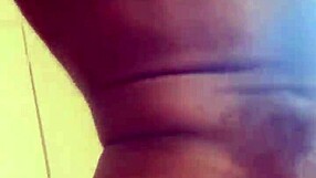 Emotional BDSM session with slave girlfriend bent over for intense riding