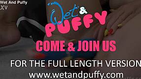 wetandpuffy - something blue with fingering and orgasm on wet pussy