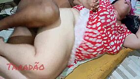 Enjoying sideways view of huge hairy features