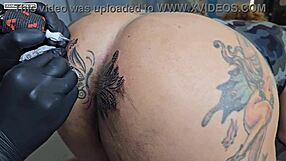 Tattoo around ass modified bigger now