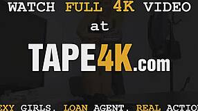 Prelepa mađarska plavuša bimbo u vlasništvu lukavog menadžera banke na poslu