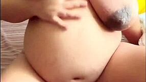 Pregnant Arab Milf Explores Solo Pleasure with Big Boobs and Hairy Pussy