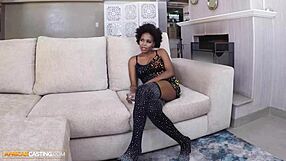 Amateur Big Tits Ebony Babe Delivers Sloppy Deepthroat And Reverse Cowgirl Pov