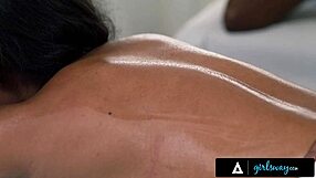 girlsway coworkers august skye & ana foxxx get butt fingered