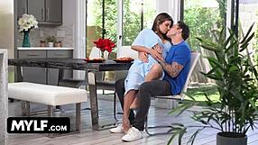 Stepmom's Intense Desire for Big Dick Sucking Amid Risk of Being Caught