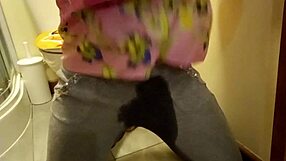 Non-Stop Pee in Panties and Wetting Compilation