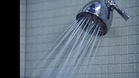 i'm undressing this sexy ebony girl in the shower, bathing her nude body all wrong