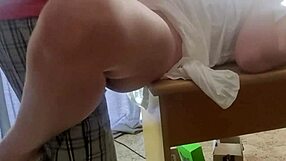Intense Moaning During Huge Ass Fuck on Office Table