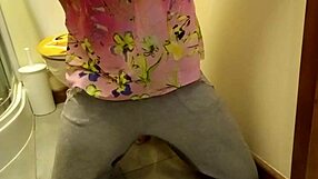 Accidental urination in panties - a funny compilation of wetting myself