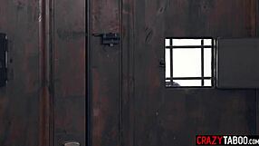 Blonde cop with big tits and nice ass gets fucked hard by monster cock