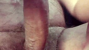 Jerking off big cock in public parking car