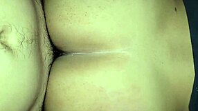 Single Mom Brunette Moaning as She Takes Cock in Pussy.