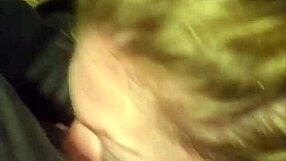 Divinity receives a facial full of cum for her good work