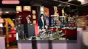 Detailed Casting Interview Features Woman Flashing Nude Nipples In Stockings At Public Museum Of Erotic Sex.